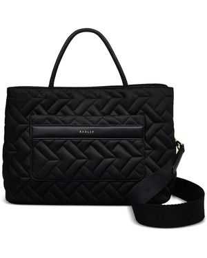 Radley KENDAL TERRACE ラージ ジップトップ トート Black Large Leather Tote Bag | Kendal Terrace AW25 | Radley