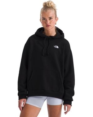 The North Face Evolution Oversized Hoodie Sweatshirt - Black