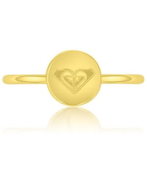 Roxy Waterproof Yellow Triangular Heart Ring