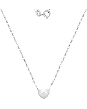 Roxy Waterproof Yellow Heart Palm Tree 16+1+1'' Necklace - Metallic