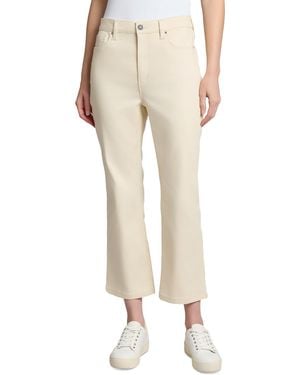 Jones New York Petite High-rise Cropped Kick-flare Jeans - Natural