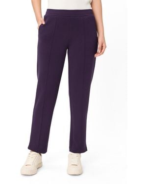Olsen Scuba Knit Pull-on Pant - Purple