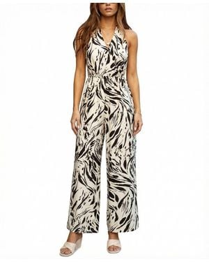 CUPSHE Crystal Water Abstract Jumpsuit - White
