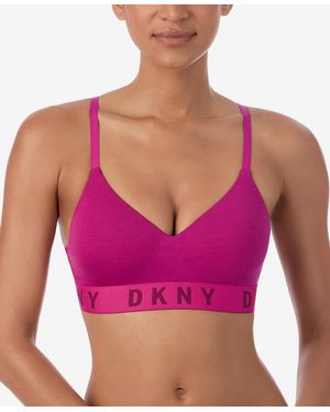 DKNY Cozy Boyfriend Wirefree Bra - Pink
