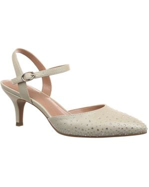 Style & Co. Gwenn Evening Shimmer Heel Pumps - Metallic
