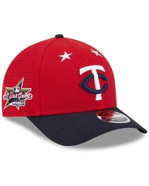 KTZ Red/navy Minnesota Twins 2025 Mlb All-star Game 9forty M-crown Adjustable Hat