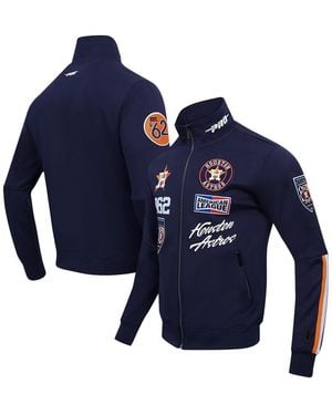 Pro Standard Houston Astros Fast Lane Full-zip Track Jacket - Blue