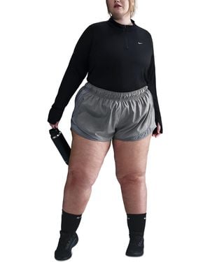 Nike Plus Size Tempo Dri-fit Mid-rise 3" Brief-lined Running Shorts - Black