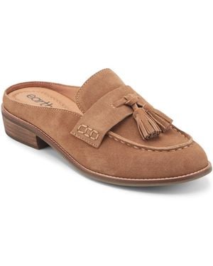 Earth Everett Tassels Slip-on Mule Loafers - Brown
