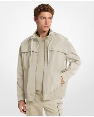 Michael Kors Mk Windbreaker - Natural