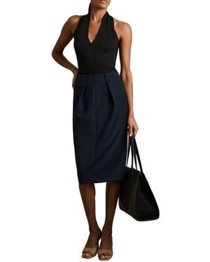 Reiss Gabi Tailored Skirt - Black