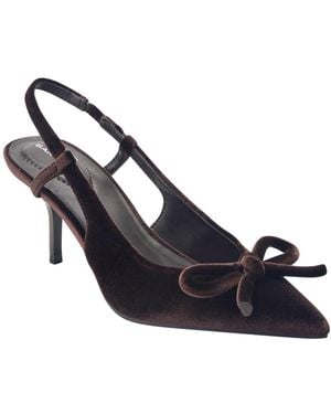 Bandolino Margla Bow Pointed Toe Slingback Pumps - Blue