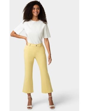 Hue Ultra Stretch Chino Kick Flare Sleepwear Pant - Multicolor