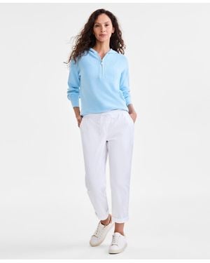 Style & Co. Pull On Cuffed Pants - Blue