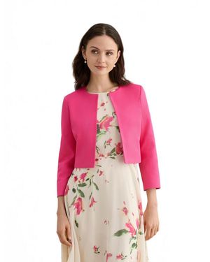 Hobbs Dannie Cinched-waist Collard Shirt - Pink