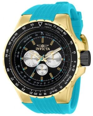 INVICTA WATCH Aviator 39316 50mm Quartz Chronograph Watch - Blue