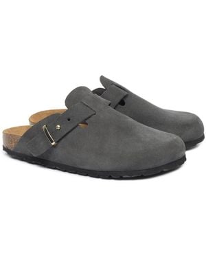 Celtic & Co. Stud Strap Clog - Gray