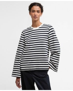 Barbour Layla Striped Sweatshirt - Blue