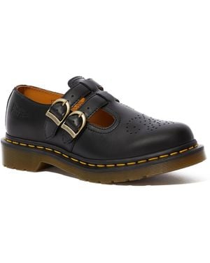 Dr. Martens 8065 Smooth Leather Mary Jane Flats - Black