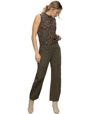 Sanctuary Boyfriend High-rise Utility Cotton Pants - Green