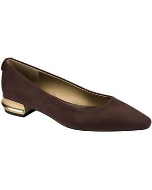 Donna Karan Savita Slip-on Pumps - Brown