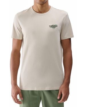 4F Regular T-shirt With Print - White