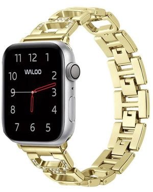 Waloo Diamond Rhinestone Replacement Band For Apple Watch - Metallic