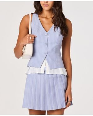 Astr Nabiel V-neck Vest - Blue