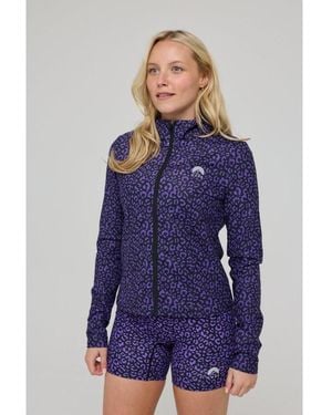 OOSC Infinite Cropped Zipped Jacket - Blue