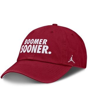 Nike And Oklahoma Sooners Primetime Chant Club Adjustable Hat - Red