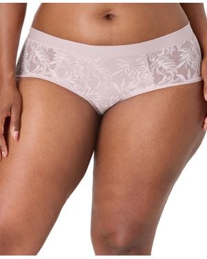 Bali Breathe Lace Hipster Underwear - Brown