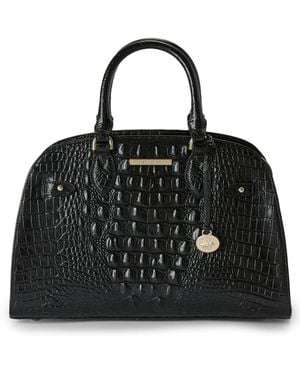 Brahmin Angelina Melbourne Medium Satchel Bag - Black