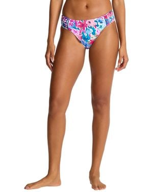 Tommy Bahama Floral Reversible Hipster - Blue