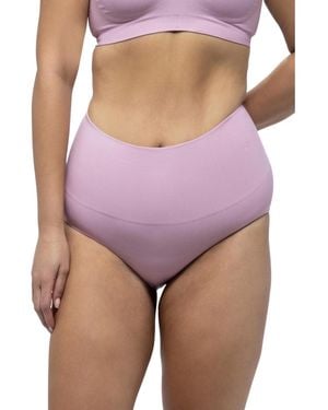 Underoutfit Smoothing At Waist Brief - Purple