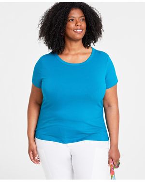 On 34th Ribbed T-shirt - Blue