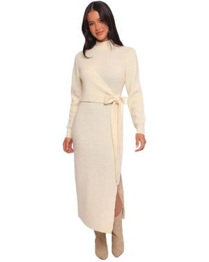 Petal & Pup Aerin Knit Dress - Natural