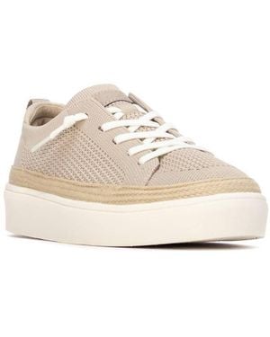 Xti Refresh Collection Casual Lace-up Sneakers - Natural