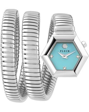Philipp Plein Nake Hexagon Watch Pwzaa0625 Stainless Steel - Blue