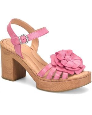 Born Nectar Square Toe Sandals - Pink