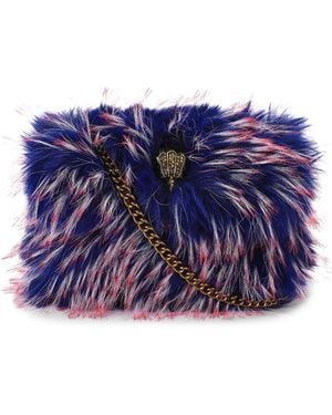 Kurt Geiger Mini Kensington Chain Strap Crossbody Handbag - Blue
