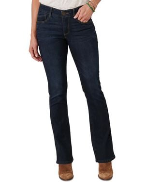 Democracy Petite "ab"solution Luxe Touch Itty Bitty Bootcut Jeans - Blue