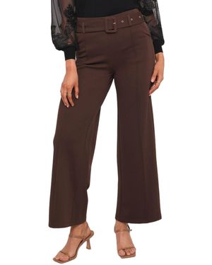 Petal & Pup Benton Belted Pant - Brown
