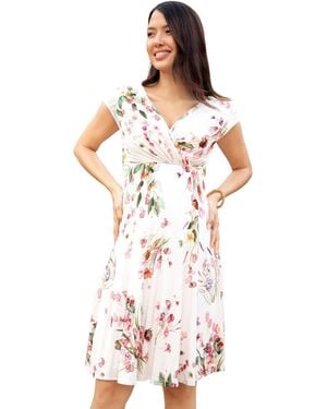 Tiffany Rose Maternity Maternity Alessandra Dress - White