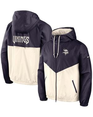 Nike Purple/ Cream Minnesota Vikings 2026 Rivalries Collection Windrunner Full-zip Jacket - Blue