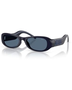 DIESEL Rectangle Sunglasses Dl3020u - Blue