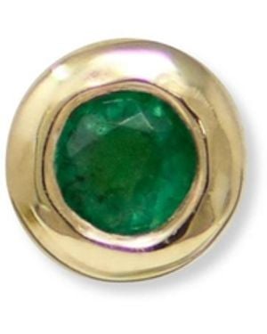 Anzie Cleo Round Single Stud - Green