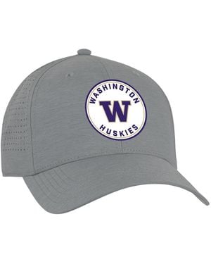 Ahead And Washington Huskies Brezo Adjustable Hat - Gray