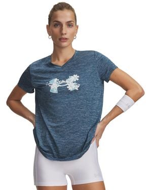 Under Armour Tech Twist Graphic Short-sleeve Top - Blue