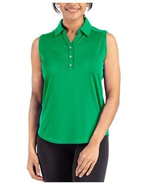 Cutter & Buck Forge Eco Stretch Recycled Sleeveless Polo - Green