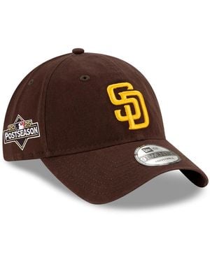 KTZ San Diego Padres 2025 Mlb Postseason Side Patch 9twenty Adjustable Hat - Brown